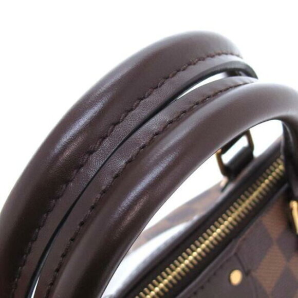 Louis Vuitton Damier Ebene Sienna Shoulder Bag Brown - Picture 7 of 8